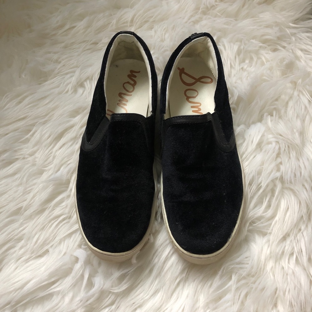 Sam Edelman velvet sneakers